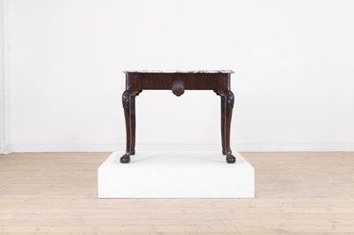 Lot 2 - A George II mahogany side table