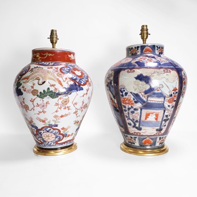 Lot 262 - Two Japanese Imari vases