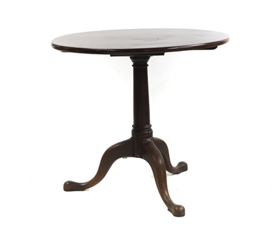 Lot 480 - A George III mahogany tripod table