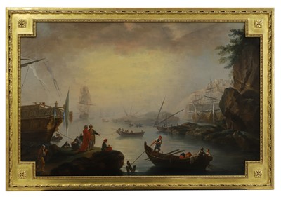 Lot 115 - Manner of Claude-Joseph Vernet (French, 1714-1789)