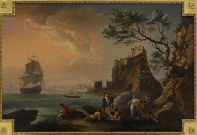 Lot 115 - Manner of Claude-Joseph Vernet (French, 1714-1789)