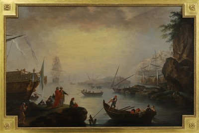 Lot 115 - Manner of Claude-Joseph Vernet (French, 1714-1789)