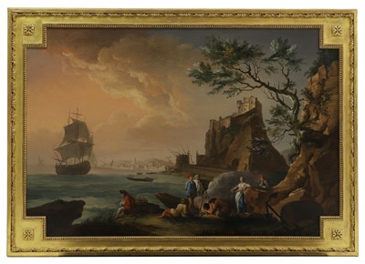 Lot 115 - Manner of Claude-Joseph Vernet (French, 1714-1789)