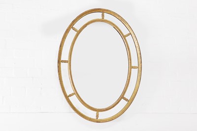 Lot 38 - A George III gilt-gesso wall mirror