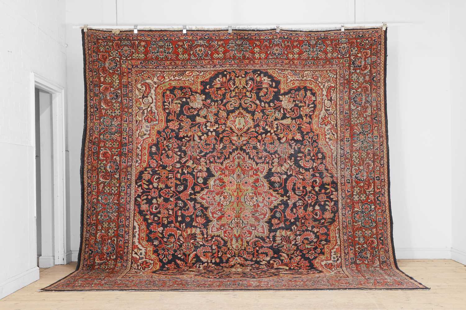 Lot 44 - A Persian wool carpet