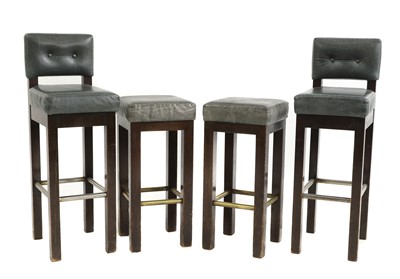 Lot 719 - A pair of bar stools