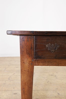 Lot 50 - A chestnut dresser base