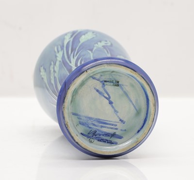 Lot 371 - A Moorcroft pottery 'Waving Corn' pattern vase