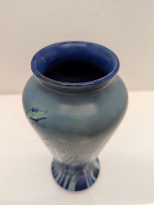Lot 371 - A Moorcroft pottery 'Waving Corn' pattern vase