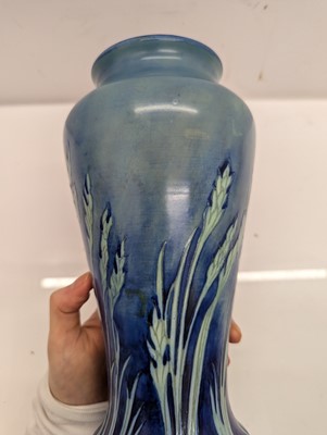 Lot 371 - A Moorcroft pottery 'Waving Corn' pattern vase