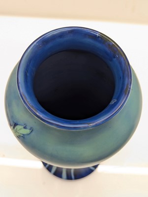 Lot 371 - A Moorcroft pottery 'Waving Corn' pattern vase