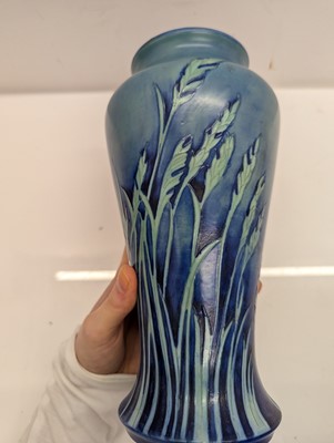 Lot 371 - A Moorcroft pottery 'Waving Corn' pattern vase