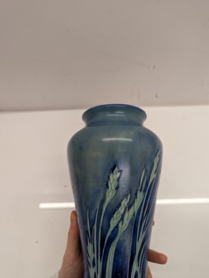 Lot 371 - A Moorcroft pottery 'Waving Corn' pattern vase