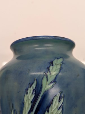 Lot 371 - A Moorcroft pottery 'Waving Corn' pattern vase