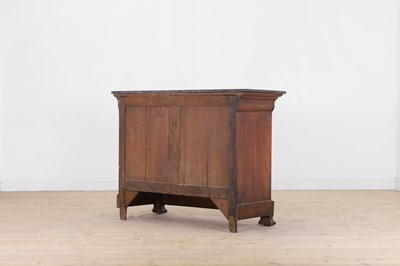 Lot 52 - A Louis Philippe figured walnut commode