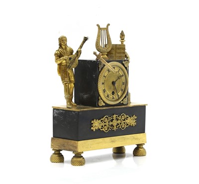 Lot 165 - A Regency ormolu cased mantel timepiece