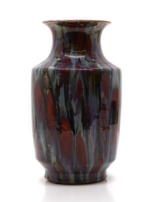 Lot 135 - A Chinese multi-glazed vase