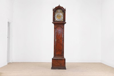 Lot 192 - A George II walnut longcase clock