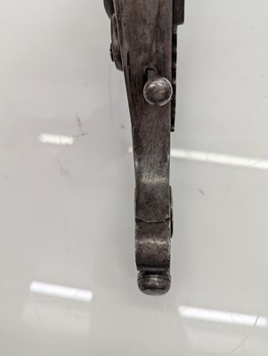 Lot 355 - A Scottish pattern flintlock pistol