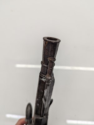 Lot 355 - A Scottish pattern flintlock pistol