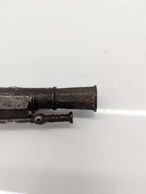 Lot 355 - A Scottish pattern flintlock pistol