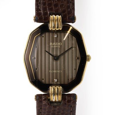 Lot 35N - A ladies' Rado quartz strap watch