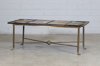 Lot 136 - An Art Deco bronze coffee table