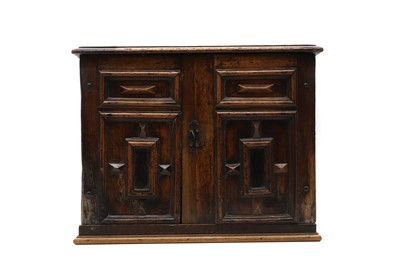 Lot 659 - A mahogany spice chest