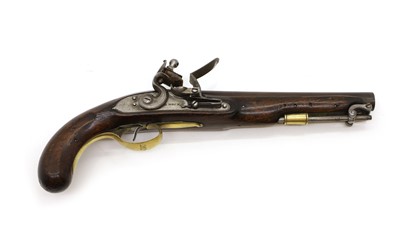 Lot 357 - A 16-bore officers pistol by H. Nock