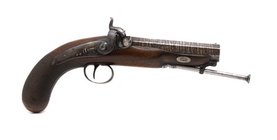 Lot 354 - A 16-bore percussion belt pistol