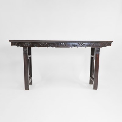 Lot 208 - A Chinese hardwood altar table