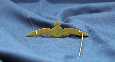 Lot A Royal Flying Corps Pilots brass dress wings