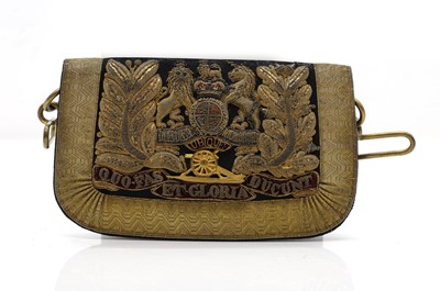 Lot 431 - A Victorian Royal Artillery officer's dress pouch