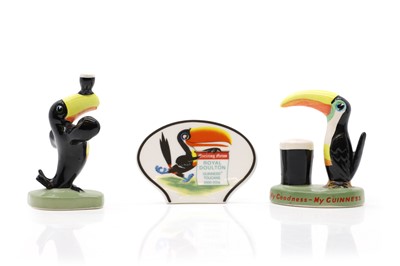 Lot 139 - Three Guinness Toucan ceramic pieces