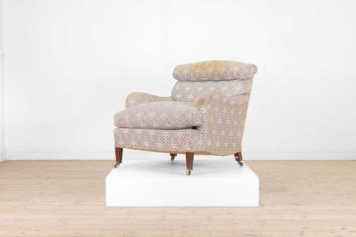 Lot 535 - A 'Bridgewater' armchair by Howard & Sons