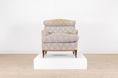 Lot 535 - A 'Bridgewater' armchair by Howard & Sons