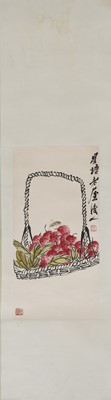 Lot 352 - A Chinese hanging scroll