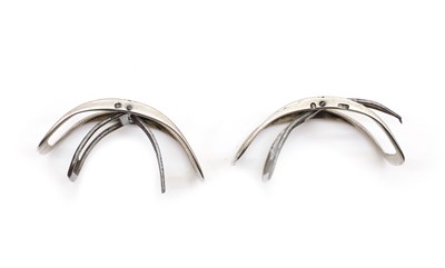 Lot 72 - Four pairs of George III silver shoe buckles