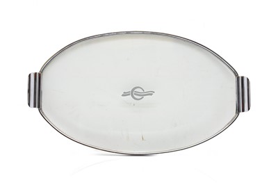 Lot 325A - An Art Deco metal tray