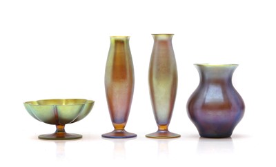 Lot 227 - A collection of four WMF Myra glass items