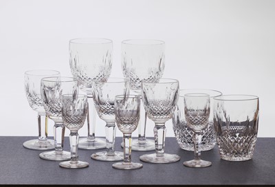 Lot 234 - A Waterford Colleen pattern crystal glass suite