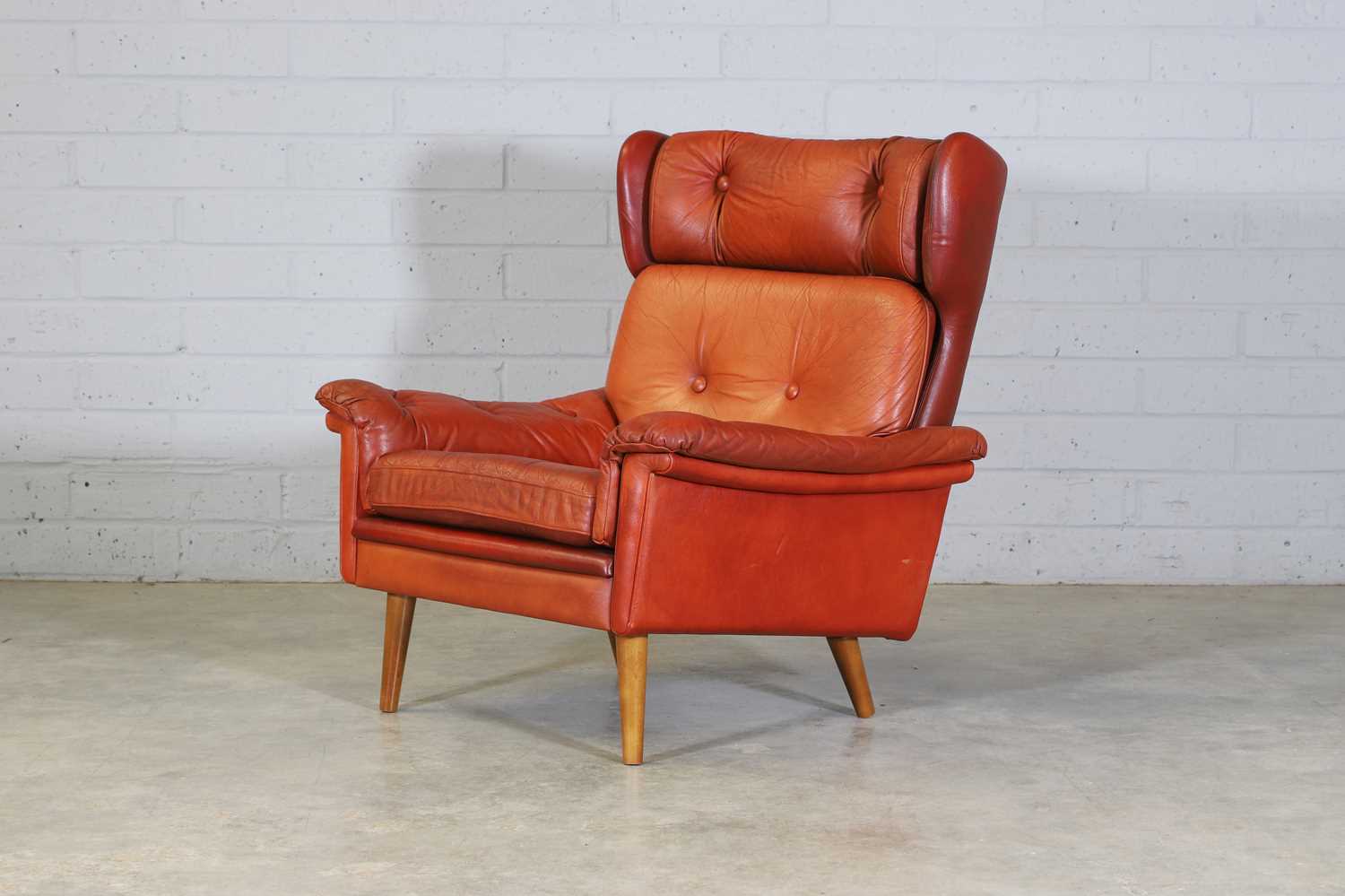 Lot 267 - A Skipper leather armchair