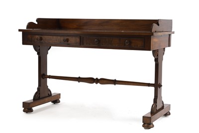 Lot 675 - A Victorian mahogany writing table