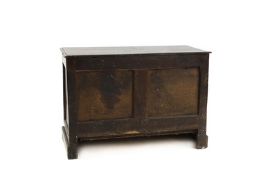 Lot 618 - An oak mule chest