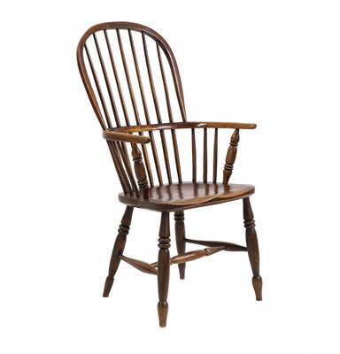 Lot 594 - An ash and elm Windsor chair