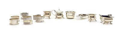 Lot 13 - A collection of silver items