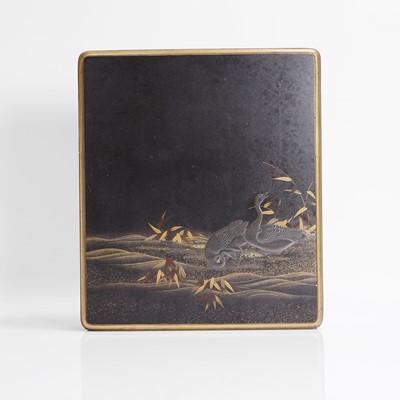 Lot 277 - A Japanese gilt-lacquered suzuribako