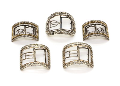 Lot 92 - A collection of shoe buckles