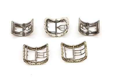 Lot 92 - A collection of shoe buckles