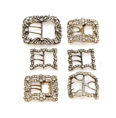 Lot 99 - A collection of shoe buckles